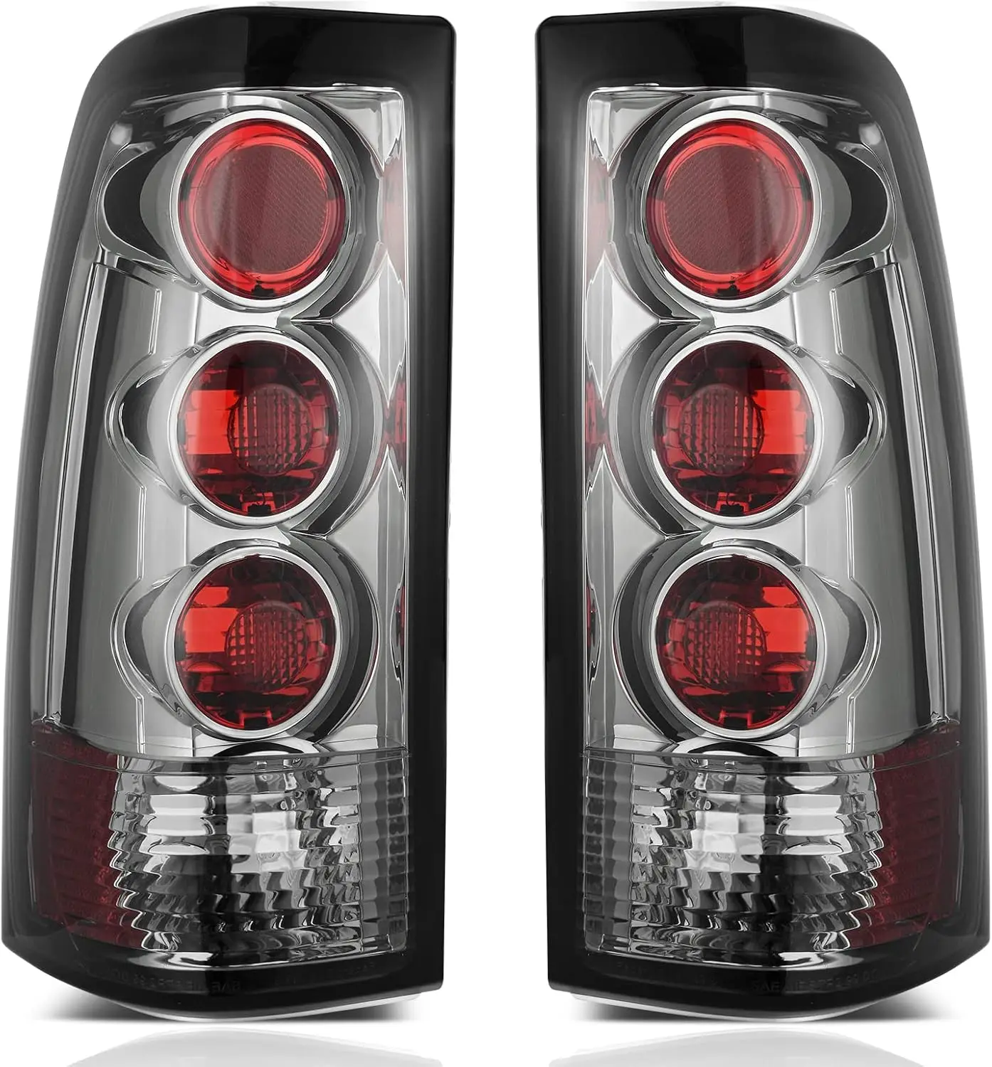 

Задние фонари, совместимые с Chevy Silverado 1500/2500/1500 HD/2500 HD/3500, 99-06 GMC Sierra, задние фонари с дымовыми линзами 1999-2002 гг.