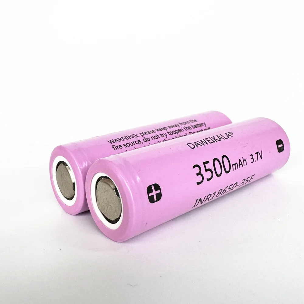 Enhanced Safety 3500mAh 35E INR18650 Battery High-Current Discharge CE Certified for Power Tools And Electronics