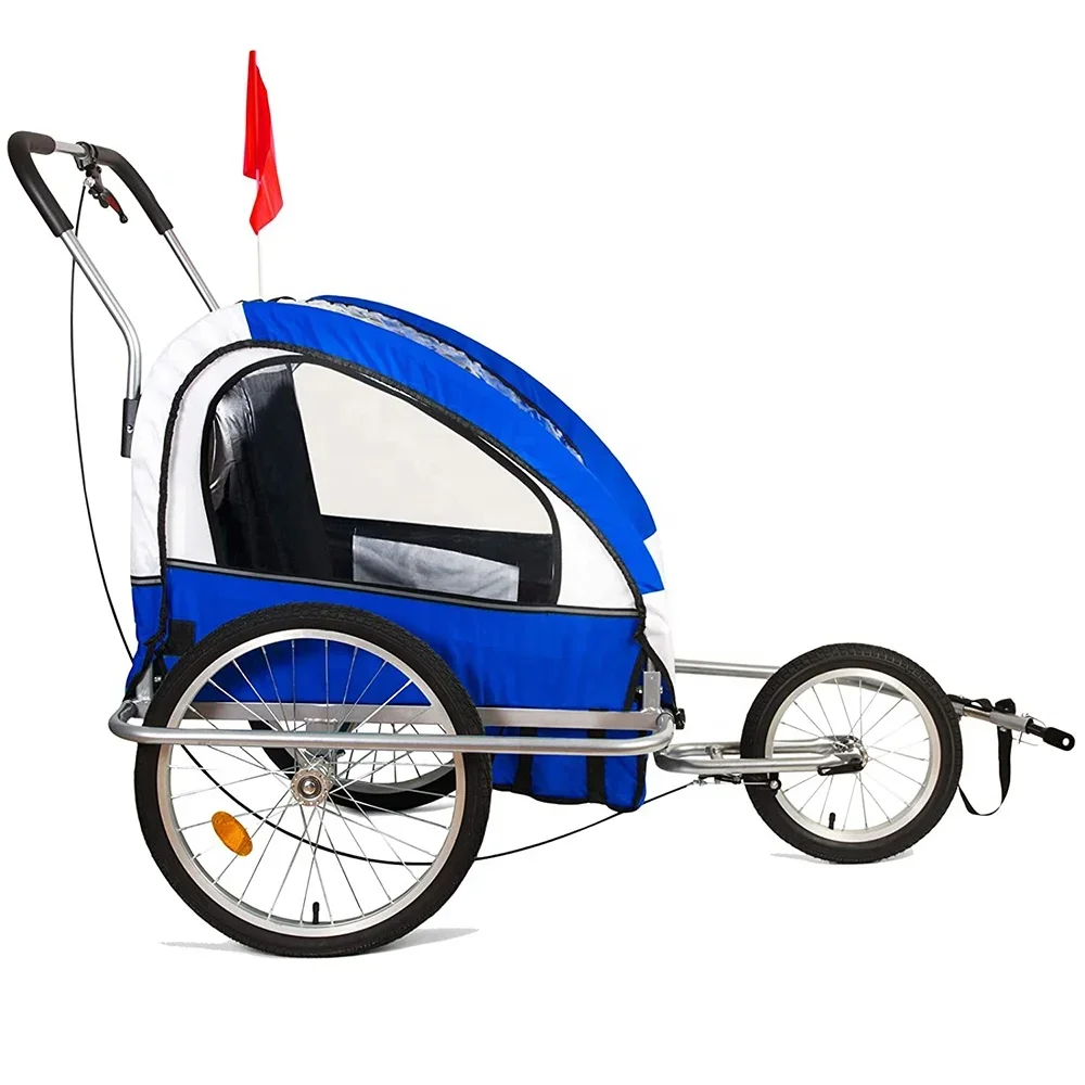 Hot Sales Dog Pet Bike Trailer Bicycle Trailer For Children With Damping Rear Wheel