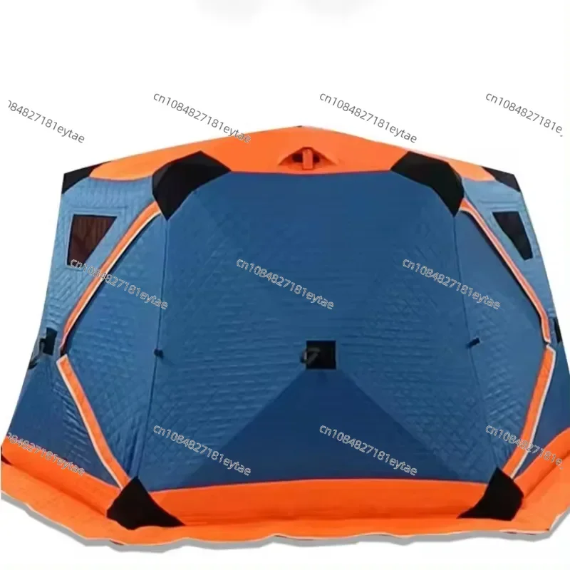 4--5-6Person Winter Insulated Portable Tent with Quick Setup Perfect for Outdoor Camping Hiking Ice Fishing and Sauna Activities