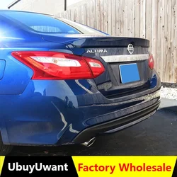 For Nissan Altima Teana 2016 2017 2018 Rear Trunk Spoiler ABS Material Primer Color Car Tail Wing Decoration