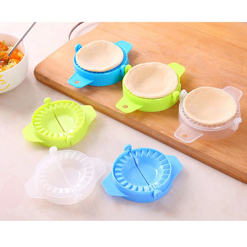 3PCS Dumpling Molds PP Dough Press Dumpling Pie Ravioli Mould Cooking Pastry Chinese Food Jiaozi Maker Kitchen Tools