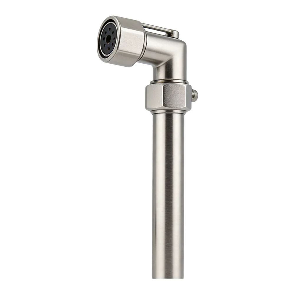 Stainless Steel High Pressure Washer Extension Wand Designed for Extended Reach and Precise 360 Degree Nozzle Control