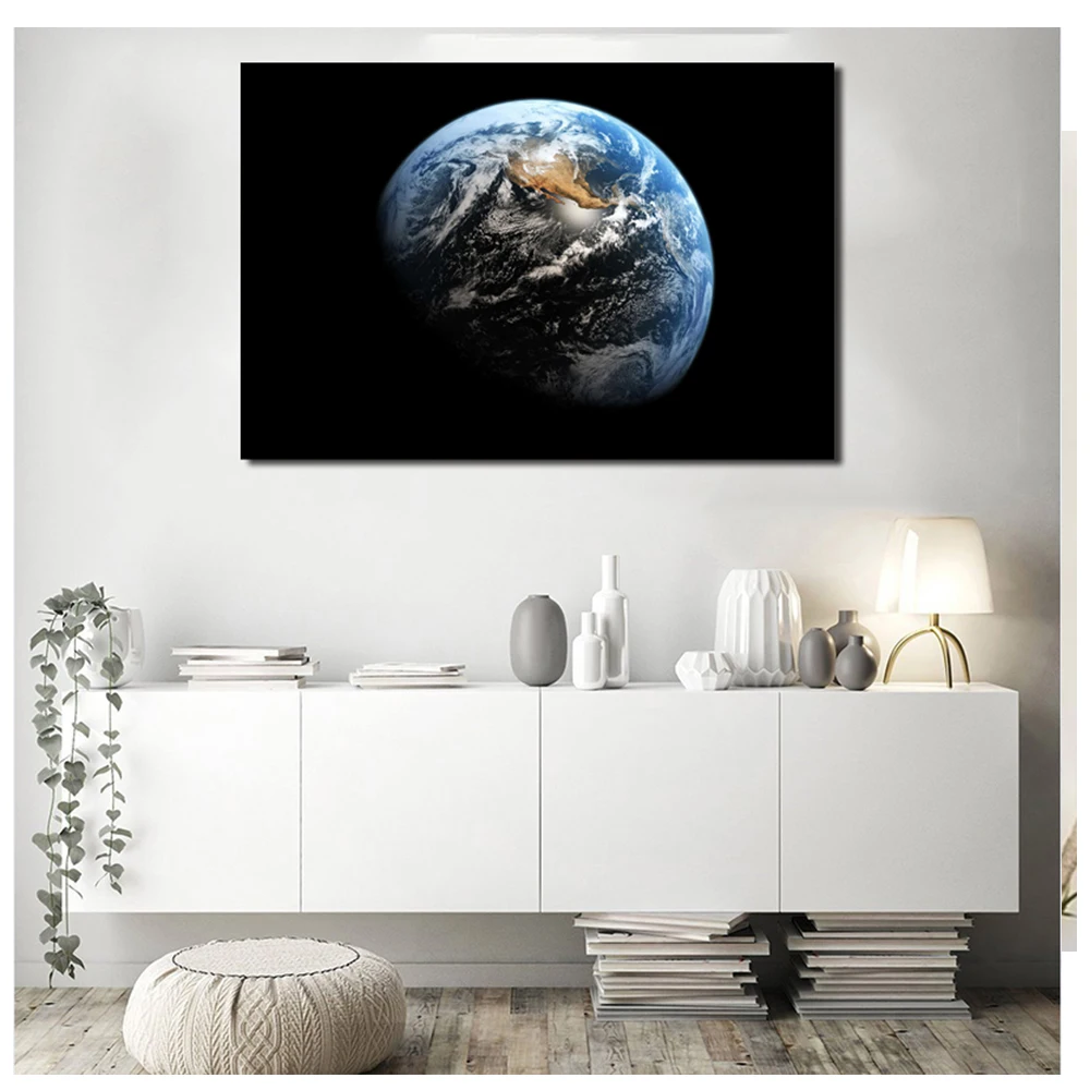 5d diy diamond painting Earth Space full drill square Diamond embroidery full round diamond display diamond mosaic landscape,