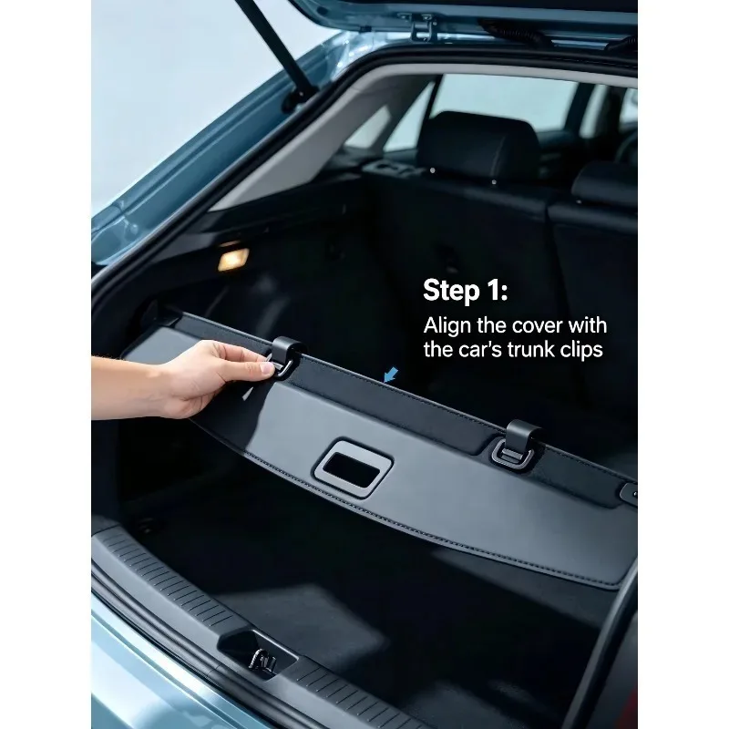 

Cargo Cover Trunk Privacy Shade Rear Security Partition Anti-Theft Shield Organizer for Kia Sportage 2018-2020 With Holes