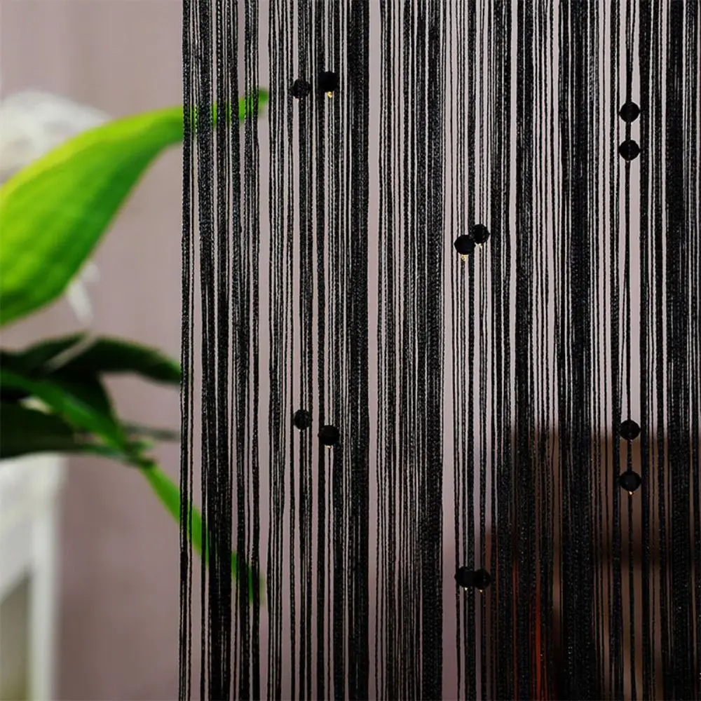 

Retro Shiny Crystal Beads String Curtain Room Divider 1*2M Door Curtain Romantic Elegant Tassel Window Curtain Home Decor