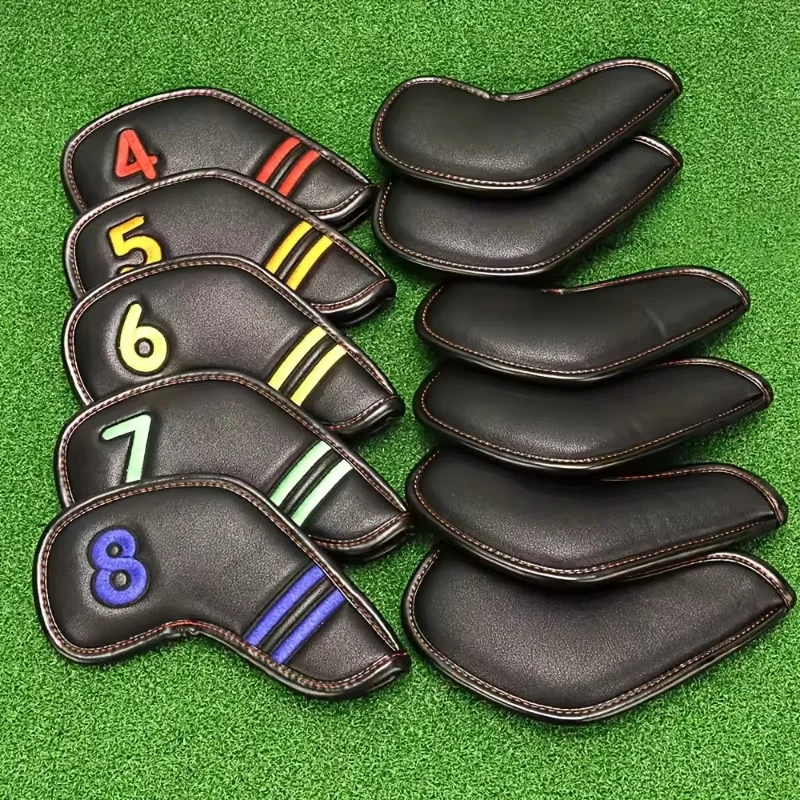 11 Copritesta per mazze da golf, ecopelle, resistenti e morbidi Copritesta per mazze da golf, design chiuso con magnete, accessori da golf