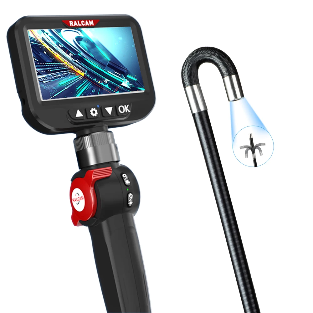 Hot Selling 2Mp Borescope Camera With 4.3Inch Ip67 Waterproof Screen Industrial Video Endoscope For Android