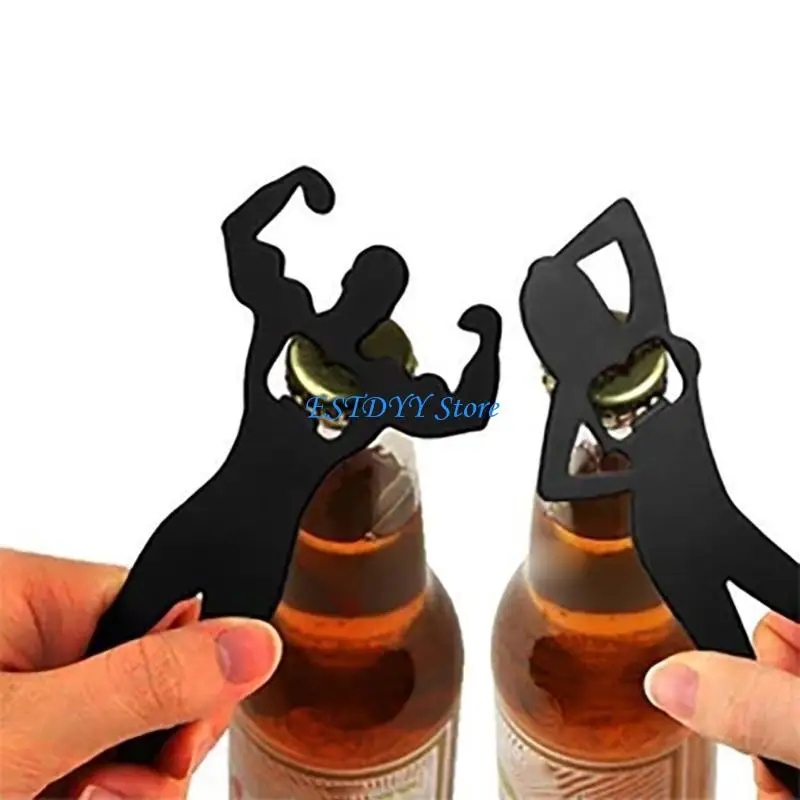 

G6DE Bottle Opener Metal Sexy Man Beer Bottle Opener Portable Beverage Drinks Bottle Opener Kitchen Bar Party Home Gift