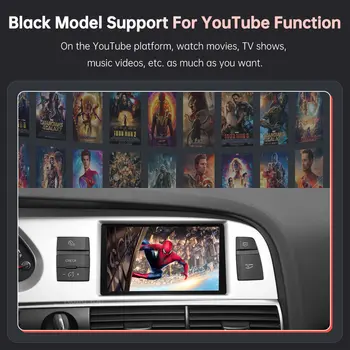 Road Top 無線 CarPlay Android Auto 適用於Audi A6 C6 A7 C7 2010-2011 Q7 2010-2015,附 Mirror Link AirPlay Car Play 功能 10 最佳銷售 奧迪 A6 C6 CarPlay - №1