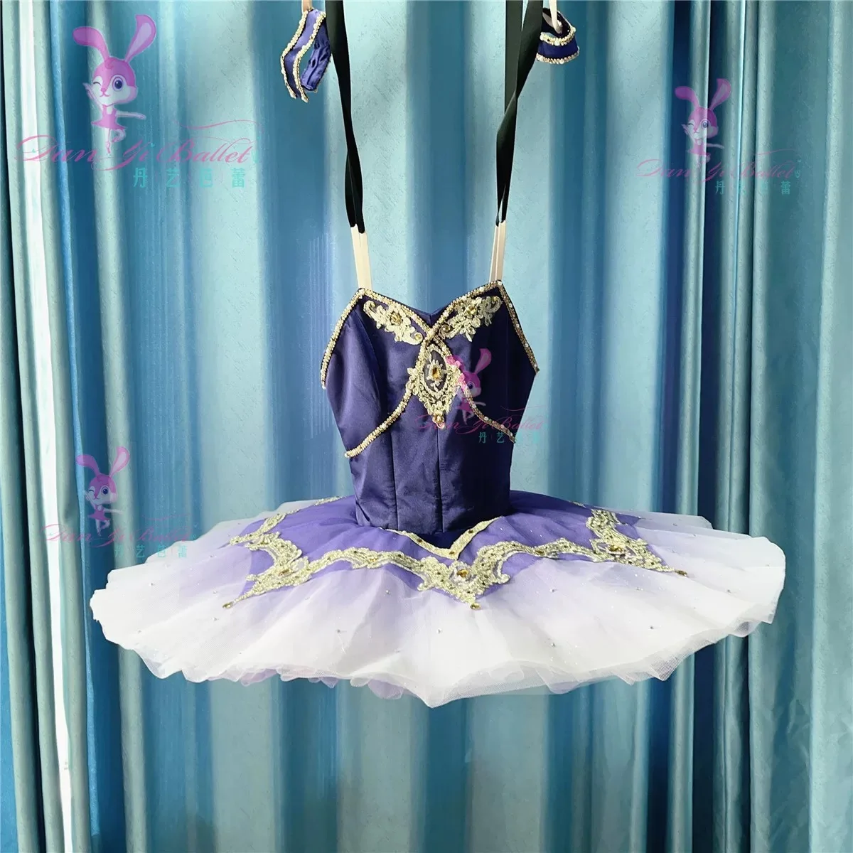 Danyi Ballet tutu disk skirt Purple Venice Competition performance dress Adult Children stage skirt Professional customization