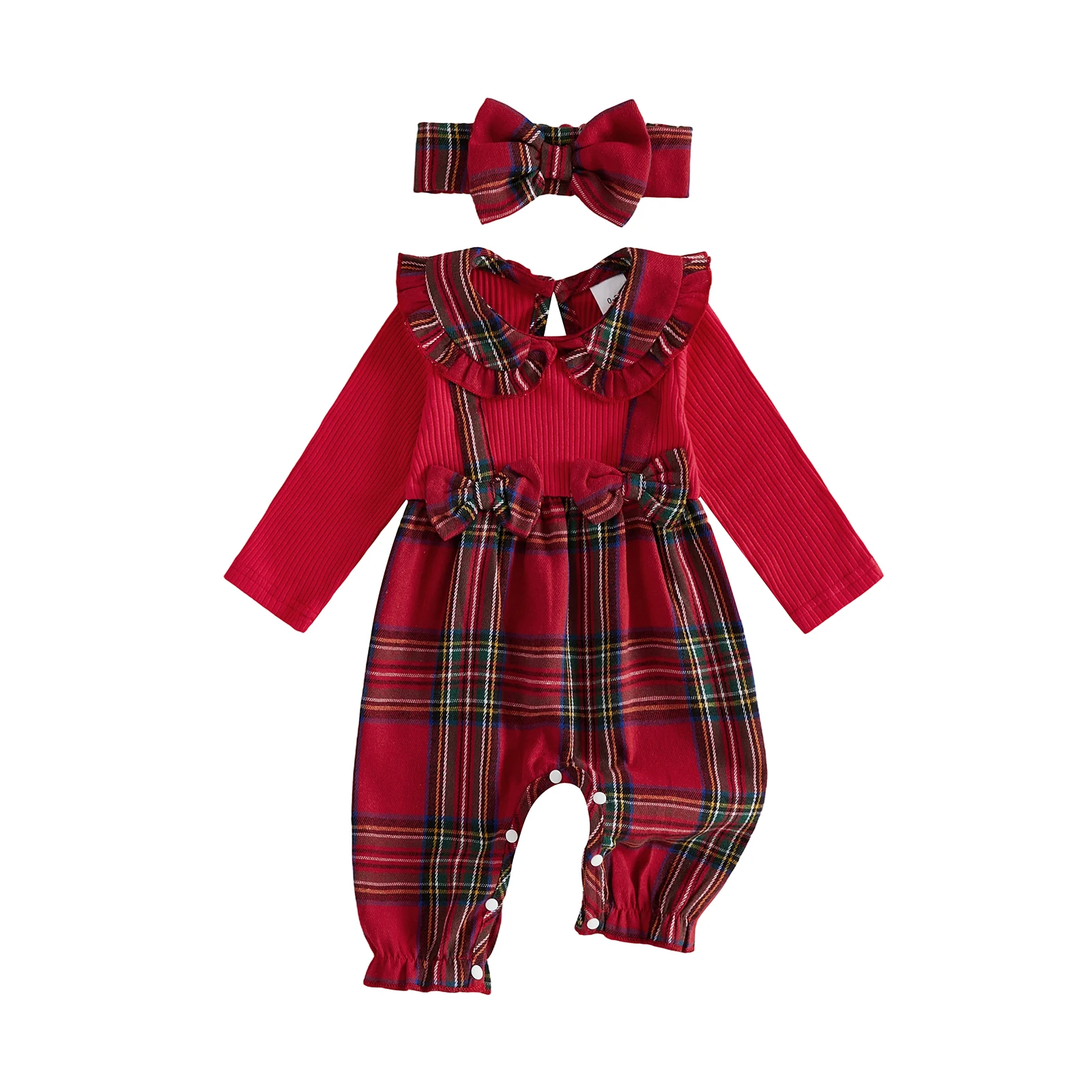 Baby Girl Christmas Romper 5