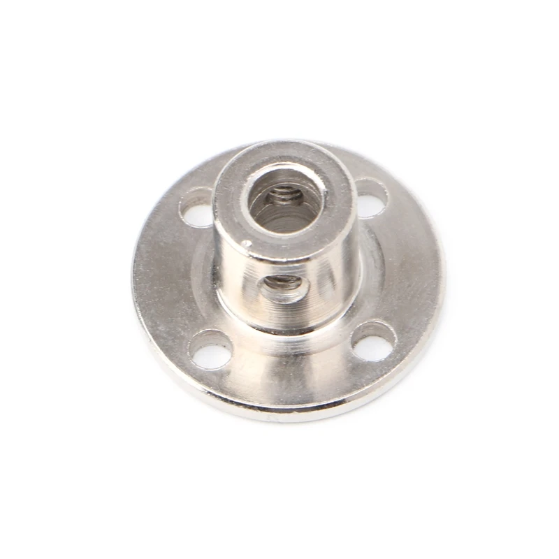 3mm 4mm 5mm 6mm 7mm 8mm 9mm 10mm Electroplated Rigid Flange Coupling Motor Guide Shaft Coupler Motor Connector 45# steel