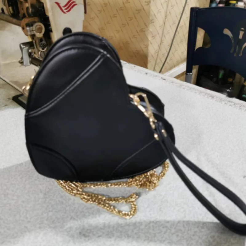 Vestiti Styling borse a cuore creativo vestiti rivettati giacca borsa a tracolla monospalla da donna