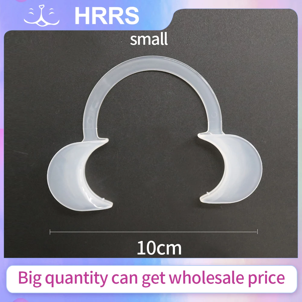 10Pcs Dental Orthodontic Soft Silicone Small / Medium Mouth Retractor