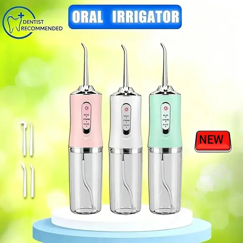 Oral Irrigator Portable Travel Water Flosserm Dentist Recommended New Model For Convenient Oral Hygiene For The Whole Family▪