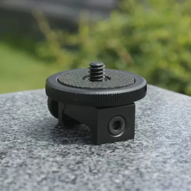1PCS Telescope Accessory Metal Clamp Base/Rail Adapter with 1/4" Threaded Mounting Screw