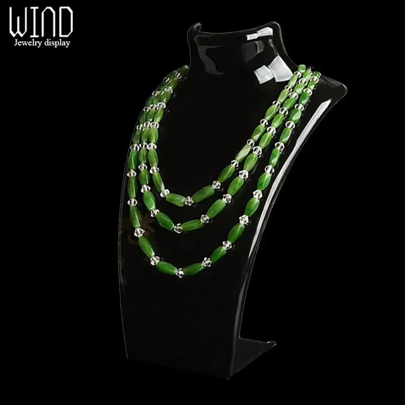 Mannequin Necklace Display Stand Holder, 3 Colors