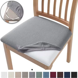 Jacquard Chair Seat Covers Chair Removable For Hone Washable Upholstered Dining Room Chair Seat Protector Cushion Slipcovers