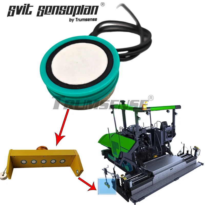 Trumsense STT175E15TR-2 Ultrasone afstandssensormodule voor mechanische straal van wegbouwmachine voor soepelheidsdetectie