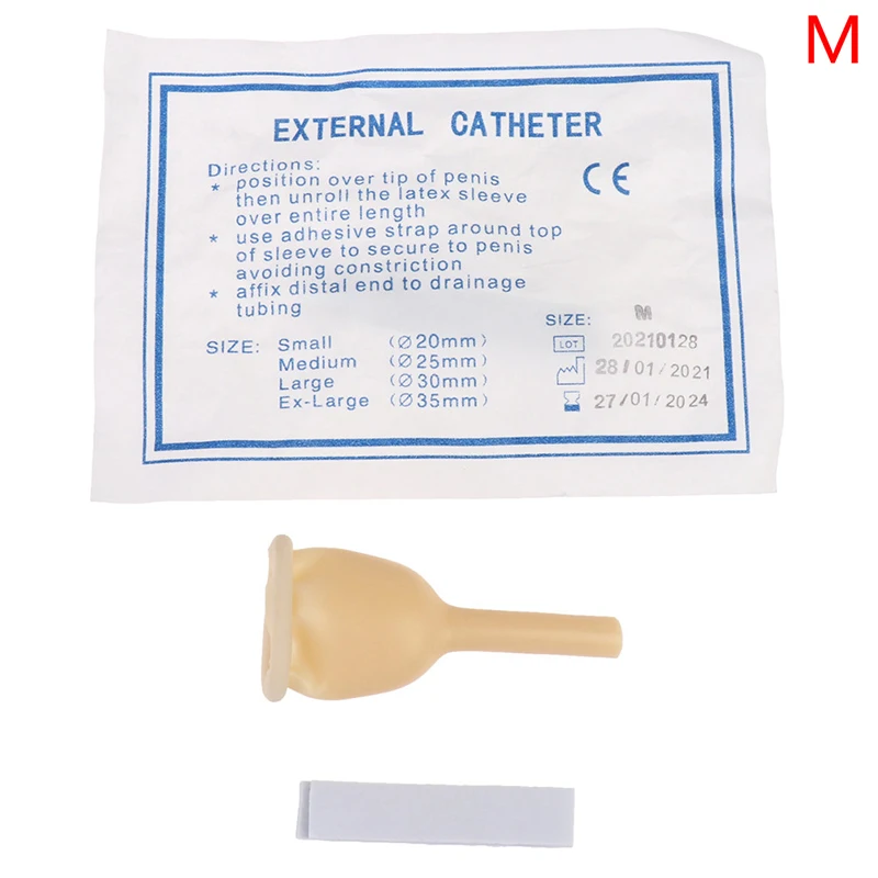 Male External Catheter Medical Sterilized latex catheter urine collector elderly New