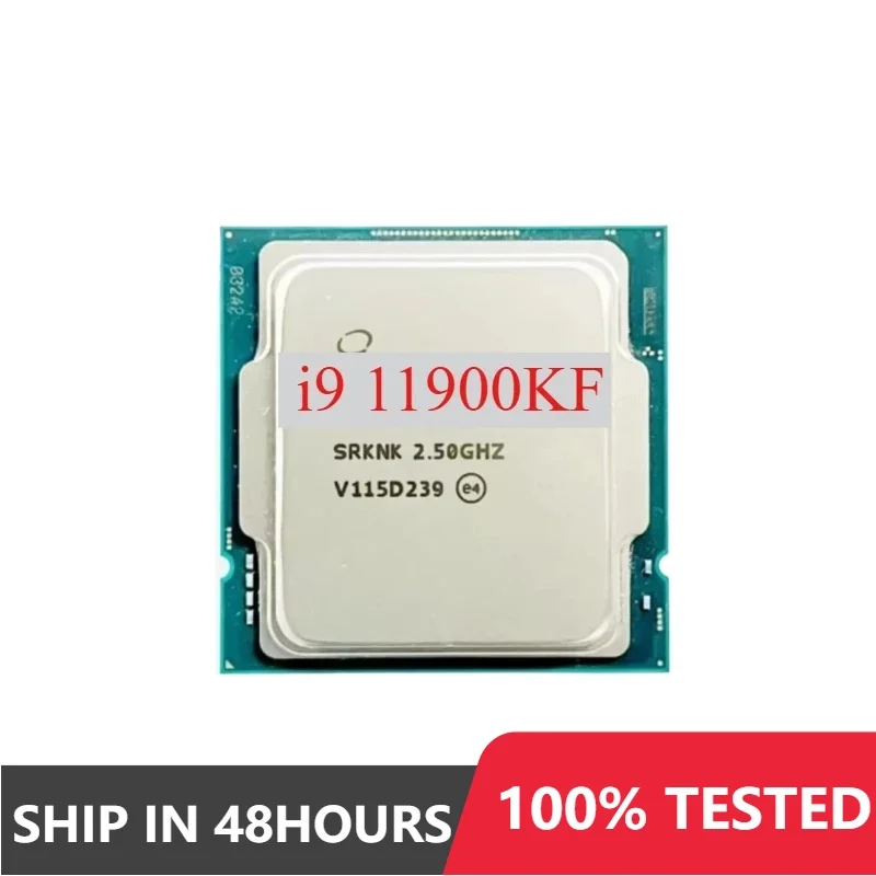 Used Intel Core  i9-11900KF i9 11900KF 3.5GHz Eight-Core 16-Thread 125W LGA 1200 cpu Test perfect