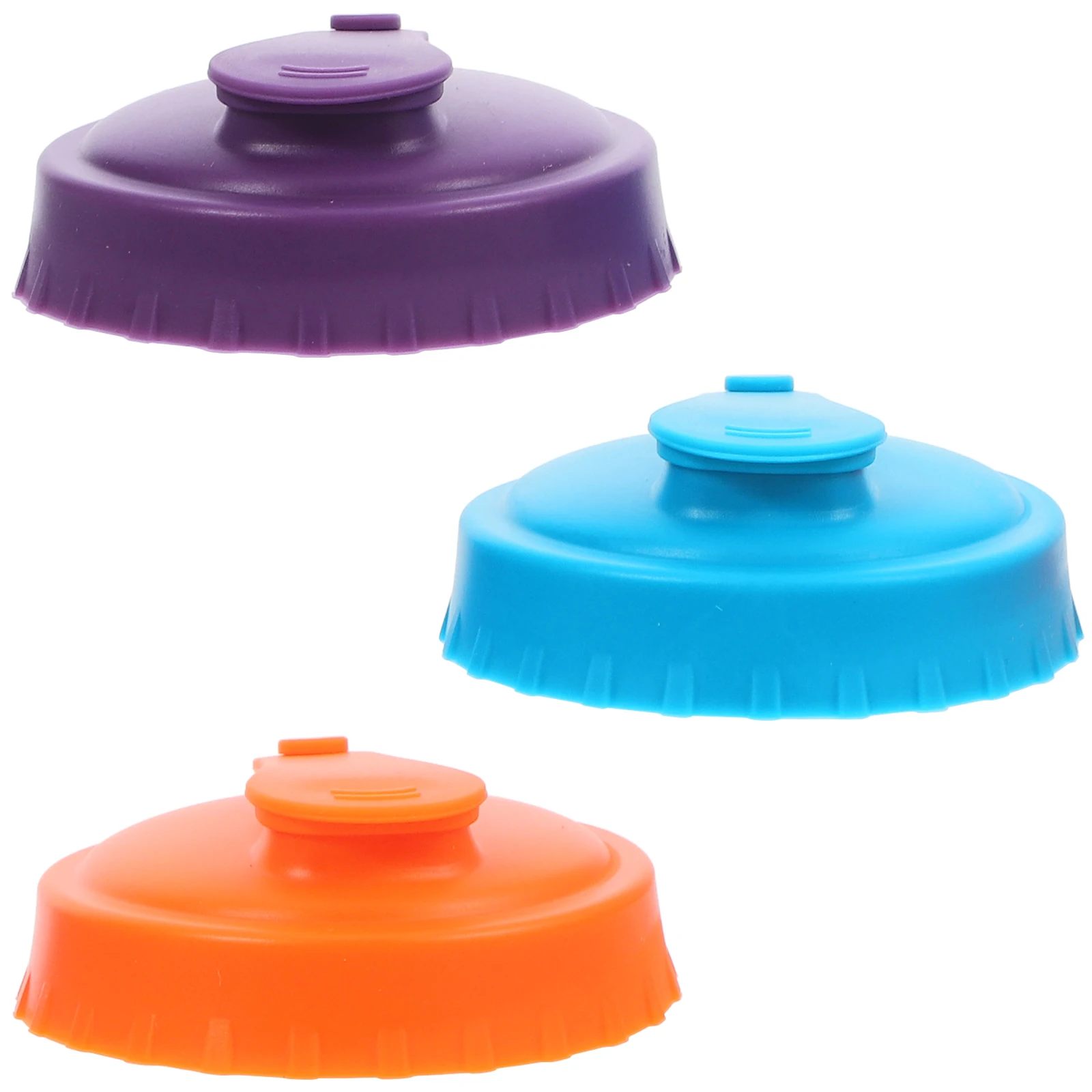 

3Pcs Silicone Can Tops Reusable Soda Can Covers Airtight Leakproof Caps Fresh Sealers for Beer Wine Juice Drinks