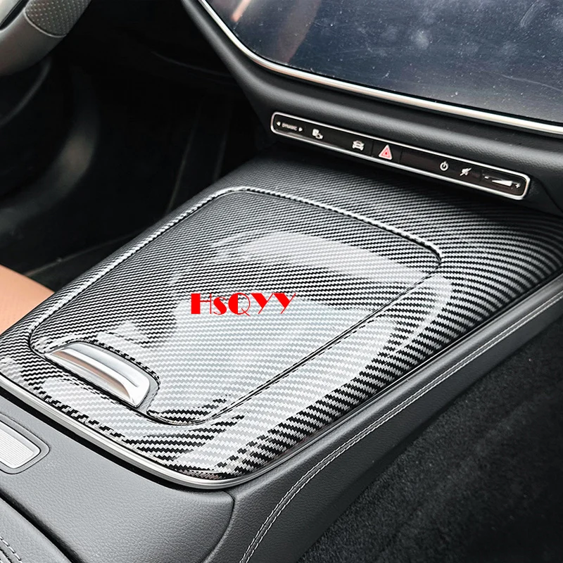 

Car Center Console Carbon Fiber Panel Cover Trim Frame Interior Modification For Mercedes Benz E Class W214 E200 E260 E300 2024