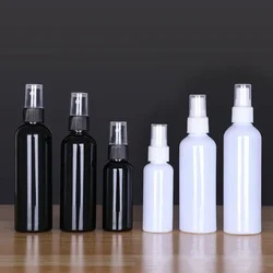10Pcs Black Spray Bottle 30ml 50ml 60ml 100ml Travel Portable Refillable Empty Water Mist Perfume Bottle Atomizer Skincare Tools