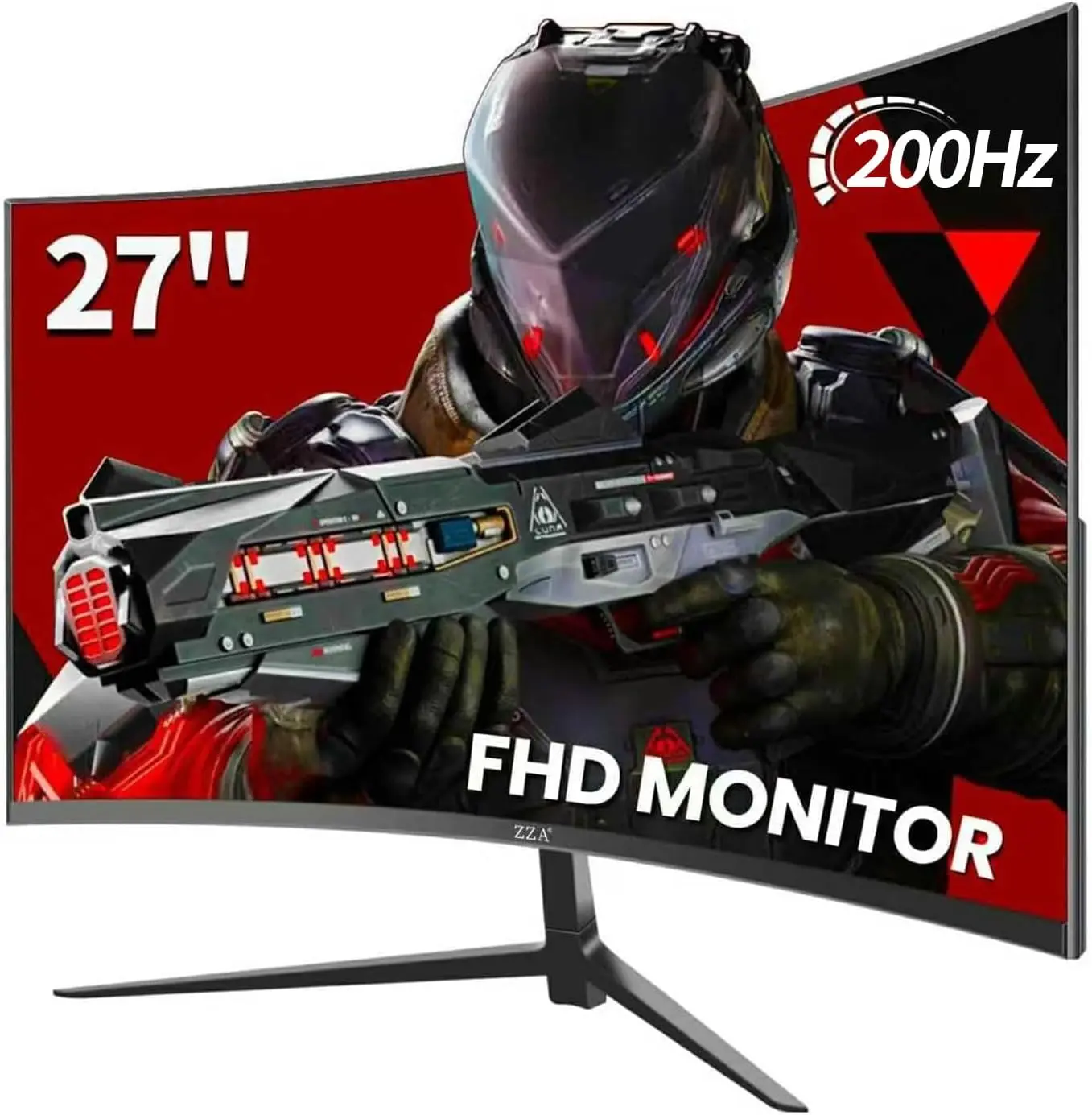 

27-дюймовый изогнутый игровой монитор с частотой обновления 200 Гц, FHD 1080P, FreeSync, HDR, Low Blue Light