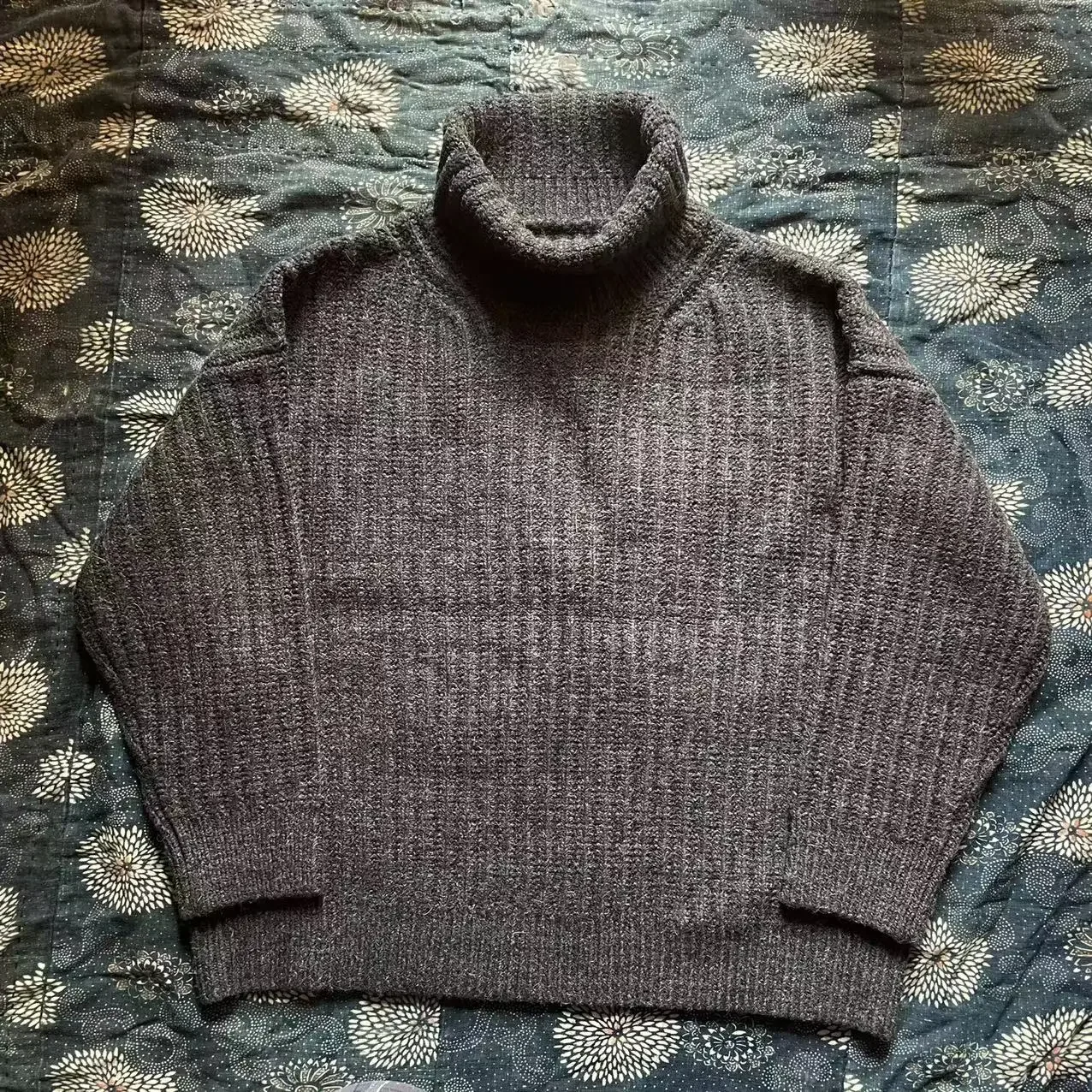 [Spot] VISVIM WMV1 21AW amplus suéter de gola alta de malha de lã