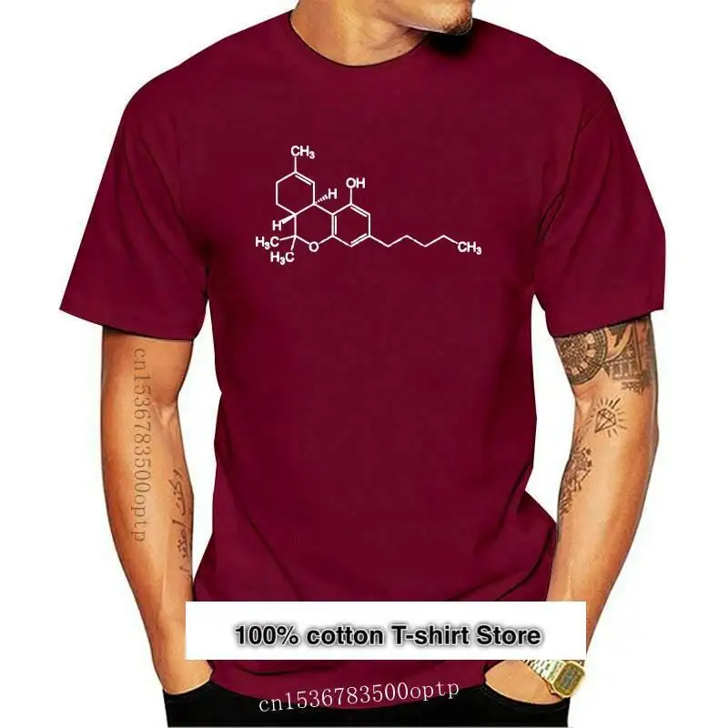 

THC camiseta de molécula Ciencia de Química del CDB legalizar marihuana hierba unisex señoras