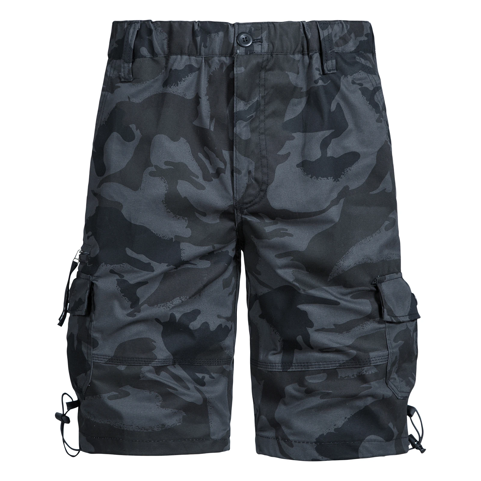 Pantalones cortos de camuflaje para hombre, Bermudas de algodón, talla grande 5XL, hasta la rodilla