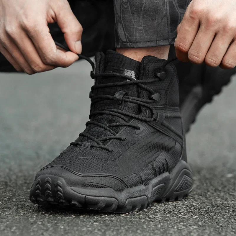 Botas de senderismo impermeables y transpirables para hombre, calzado ligero para acampar al aire libre, senderismo, escalada, caza, entrenamiento