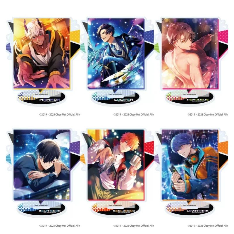 

HOt Anime Obey Me! Nightbringer Acrylic Stand Accessories Ornament Collection Gift for to friend