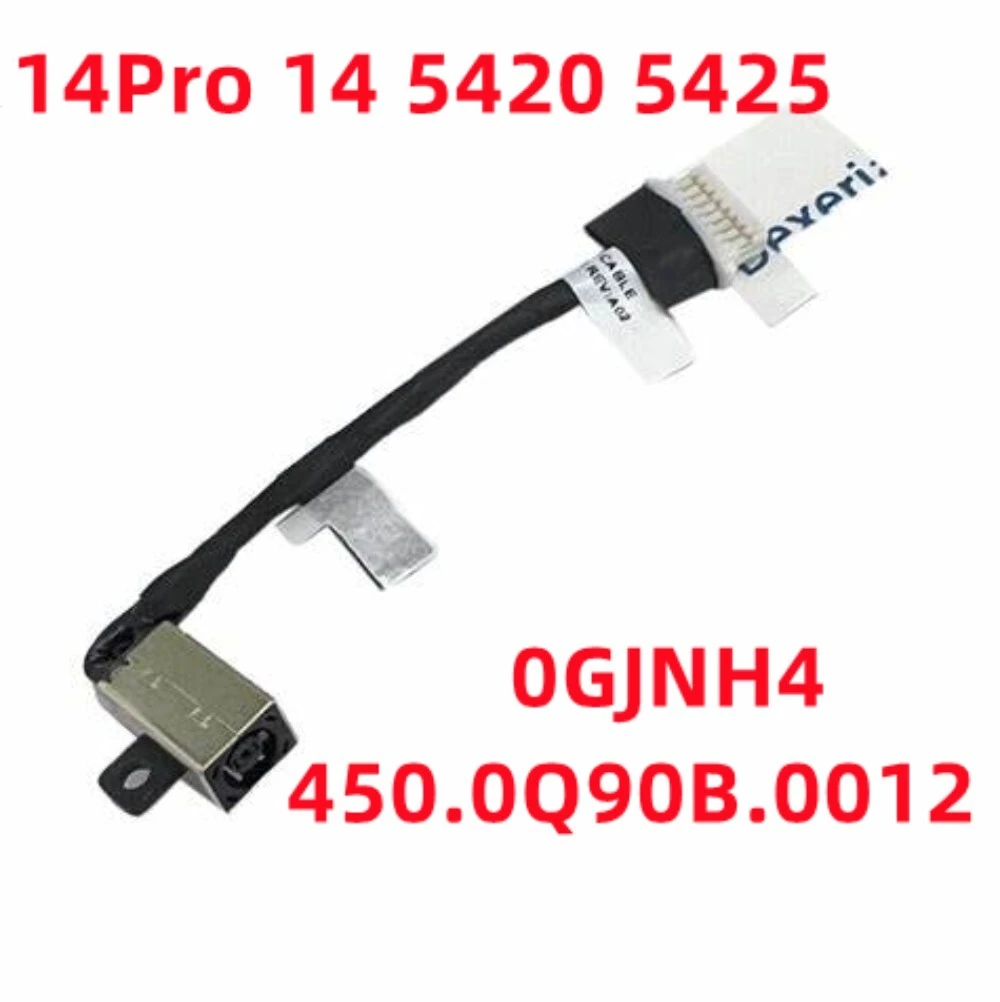 New DC Power Cable Jack Charging Port Socket For Dell Inspiron 14Pro 14 5410 5420 5425 0gjnh4