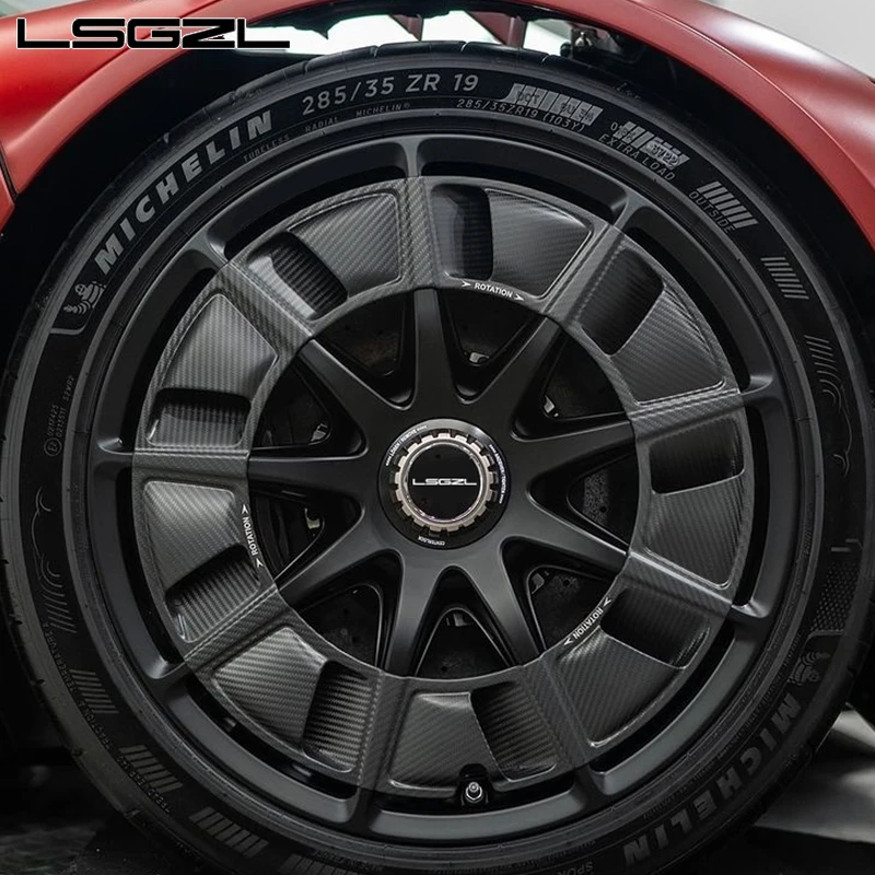 LSGZL forged alloy wheel carbon coated fiber 17 18 20 22 23 24 26 Inch wheel 6x139.7 5x130 5x114.3 5x120 for Benz g63