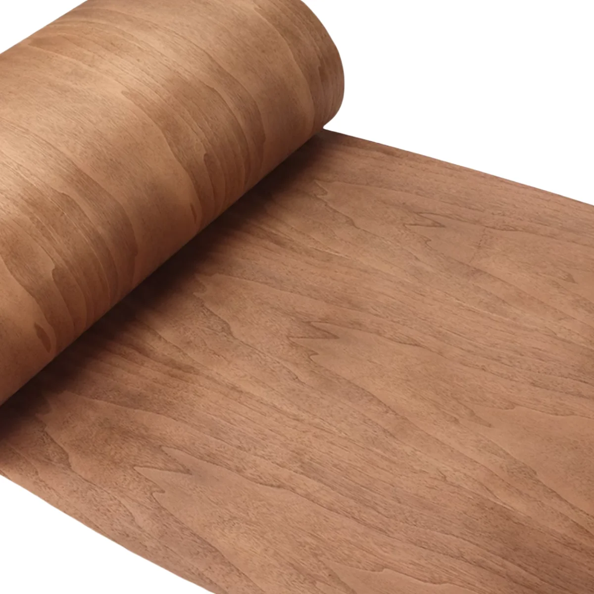 Length:2.5meter Width:580mm Thick :0.25mm Coffee Walnut Pattern Veneer Ideal for Furniture Car Interiors Decoration