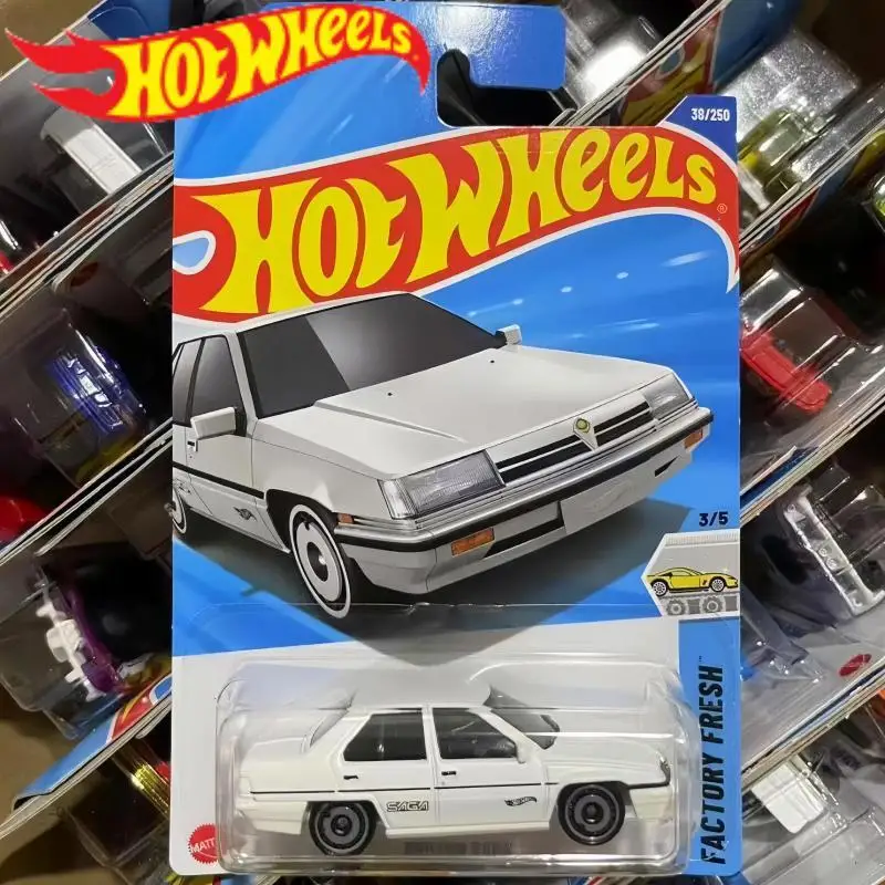 

2025 Original Hot Wheels Cars 2025 B Case Proton Saga 1:64 Auto Model Cars Simulated Car Toys Boys Toys Birthday Holiday Gift