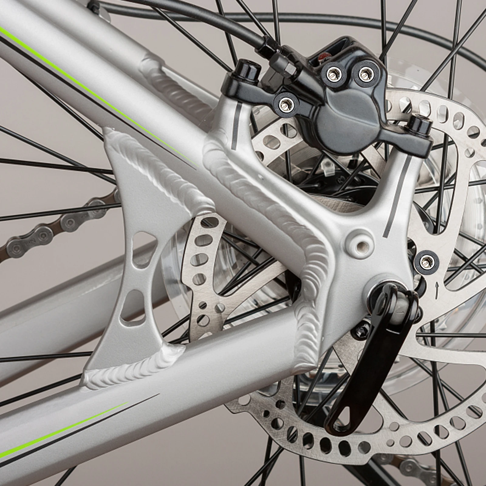 

10pcs Crankset Screws Mountain Bike Chain Wheel Fasteners High-Grade Steel Waterproof Bicycle Replacement Parts For Crank