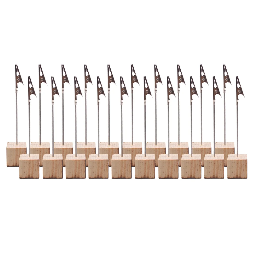 20 PCS Favors Decor Signs Reserved Easel Table Top Easels for Painting Desktop Stand Photo Holder Number Holders