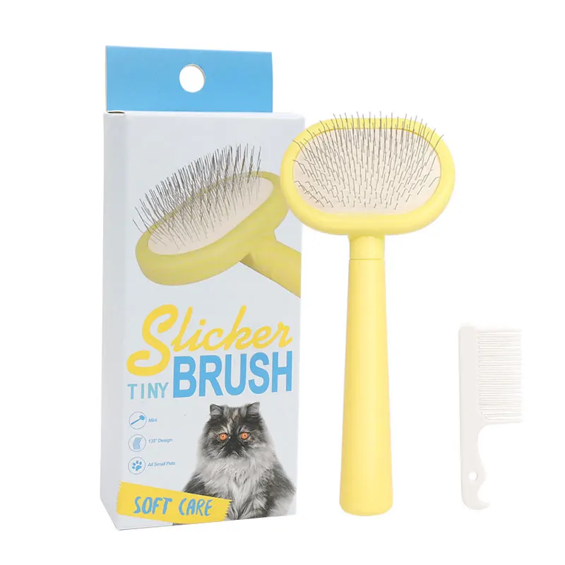 Pet Dog Brush Comb Shedding Hair Remove Needle Cat Combs Massage Grooming Tool For Dog Cats Pet Cleaning Supplies Accessories