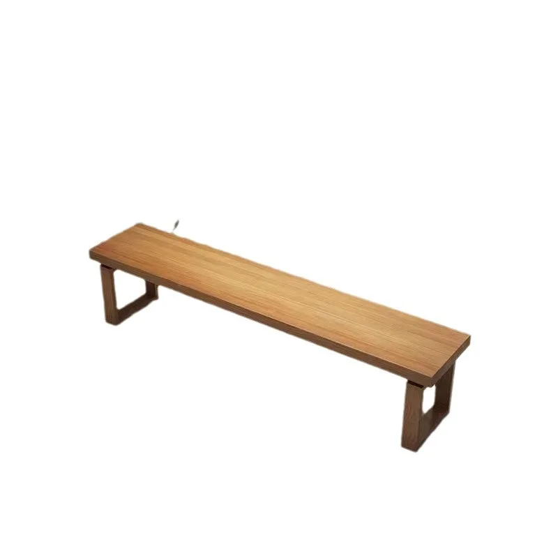 

All solid wood bench, Nordic home restaurant, eating stool rectangle