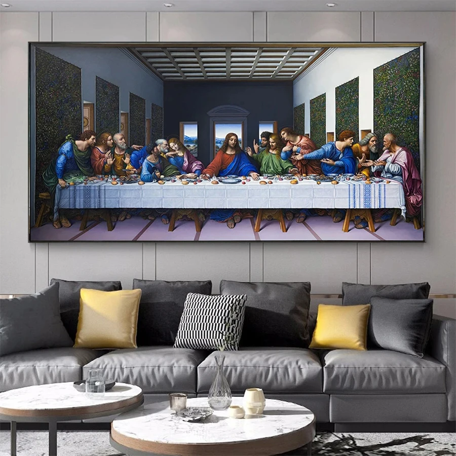 Full Diamond Painting Kit New Famous Art The Last Supper of Christ Jesus Mosaic Picture Diamond Embroidery Home Decor