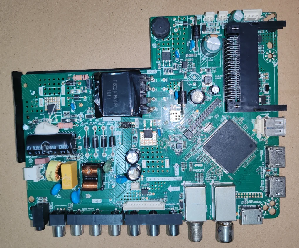 

HK.T.S2T512CP636 LED TV motherboard, tested well, physical photo for 31--41V 600MA