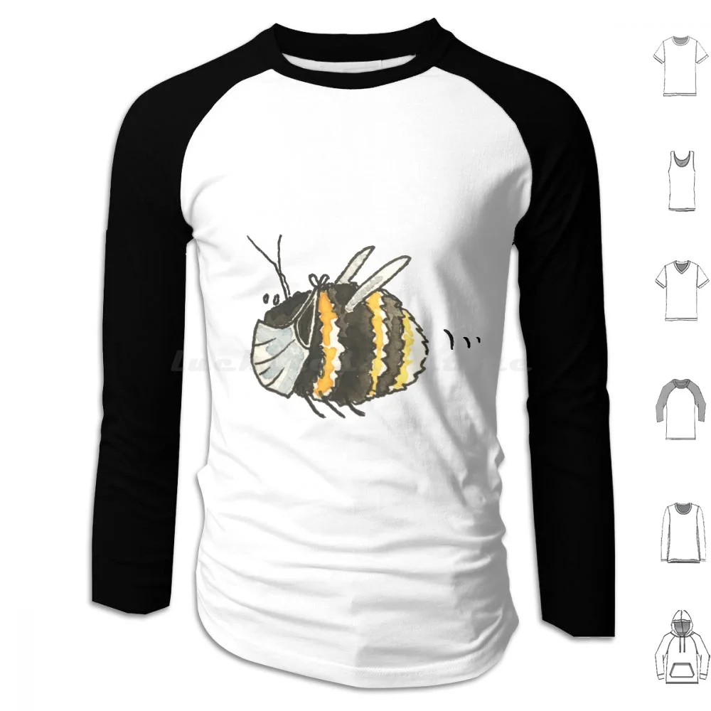 The Masked-The Original Hoodies Long Sleeve Bee Insect Mouth Hygiene To Fly