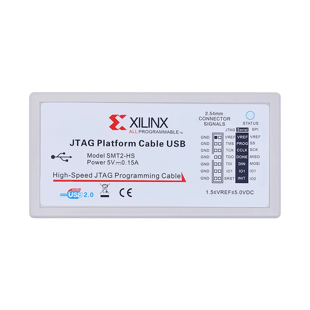 New version Xilinx Platform Cable USB Download Cable Jtag Programmer High speed downloader for FPGA CPLD SPI digilent SMT2