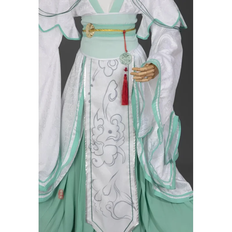 Tian Guan Ci Fu Shi Qingxuan disfraces Cosplay villano sistema de autorrescate Shen Qingqiu disfraz Hanfu trajes de Navidad conjunto completo