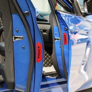 4 adet uyarı, güvenlik bağlantı noktası araba çıkartmaları, yansıtıcı, nissan qashqai için j10 j11 x-trail t31 t32 başladı tiida pathfinder murano not En çok satılan 12, tiida çerçeveleri-no. 11