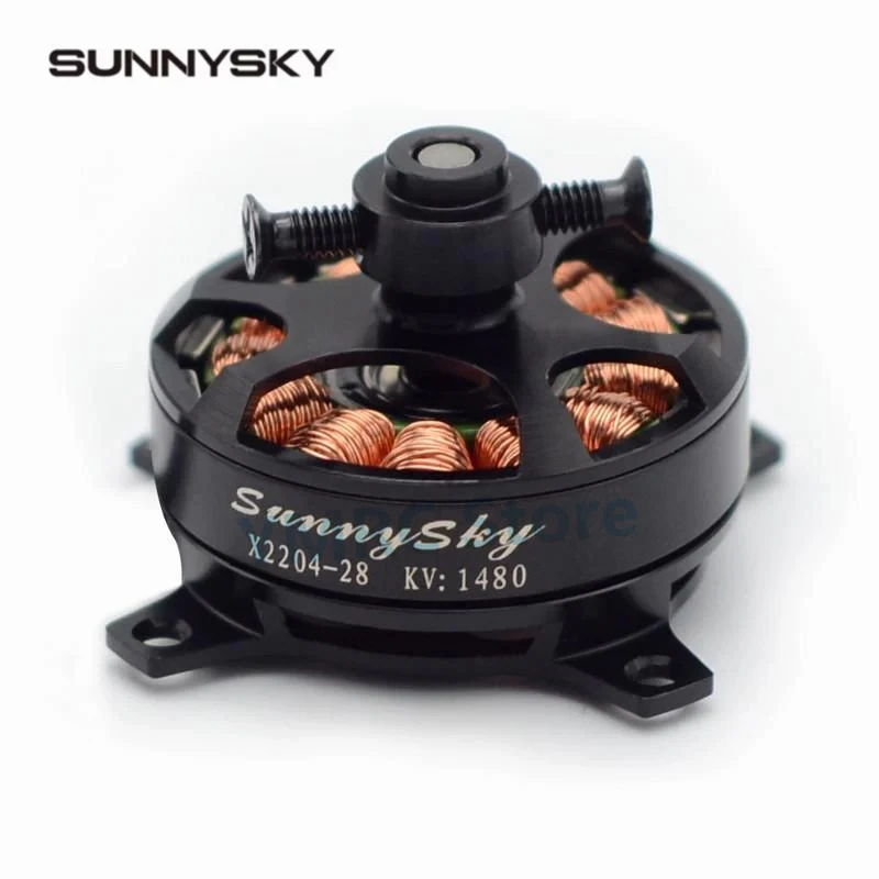 4PCS SunnySky X2204 KV1480/KV1800 2-3S Brushless Motors for RC Drone Indoor 3P Fixed Wing Airplane Helicopter